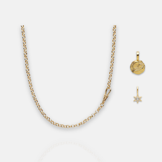 Star & Coin Cluster Chain Set