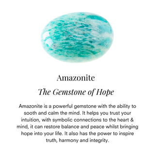Statement Amazonite Stone Necklace