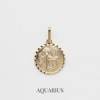Zodiac Diamond Cut Pendant