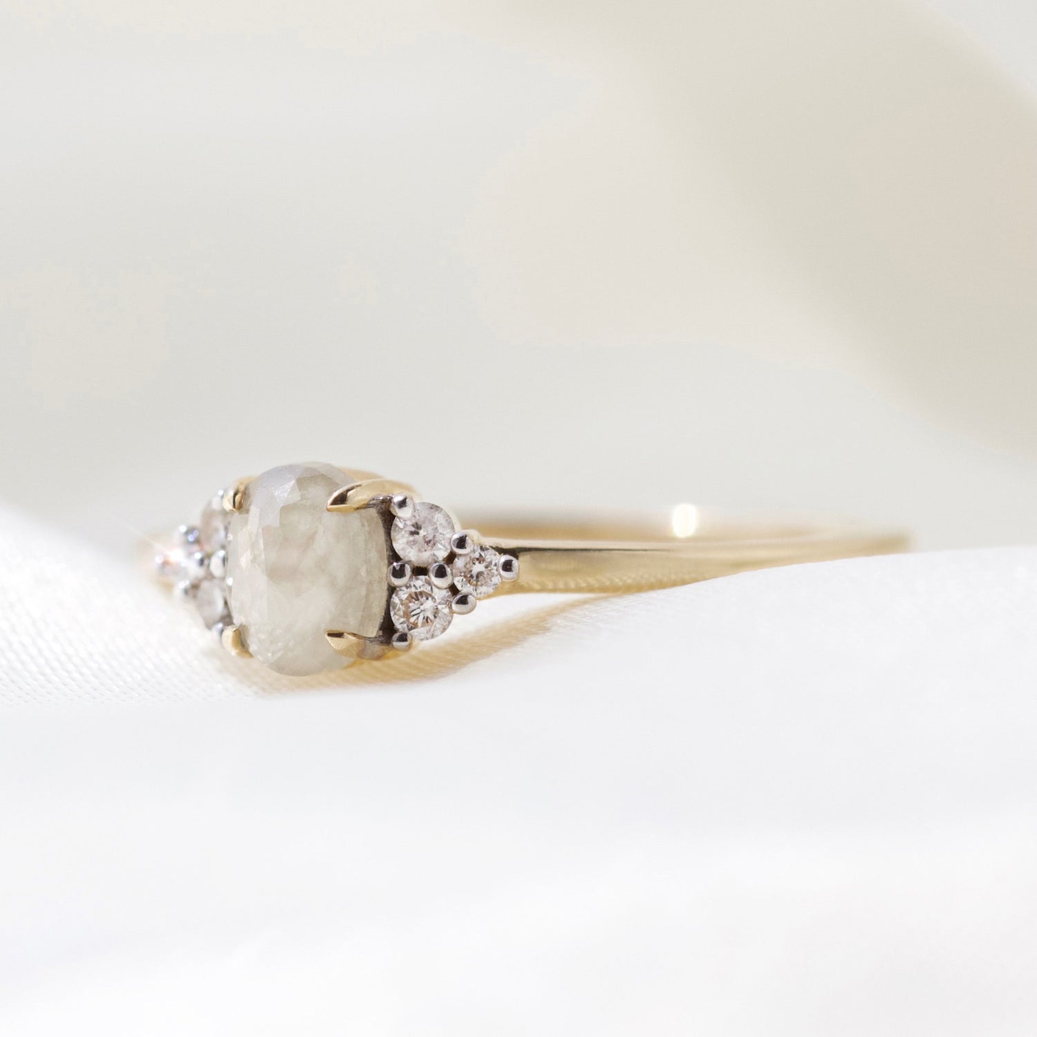 carrie elizabeth salt and pepper engagement ring