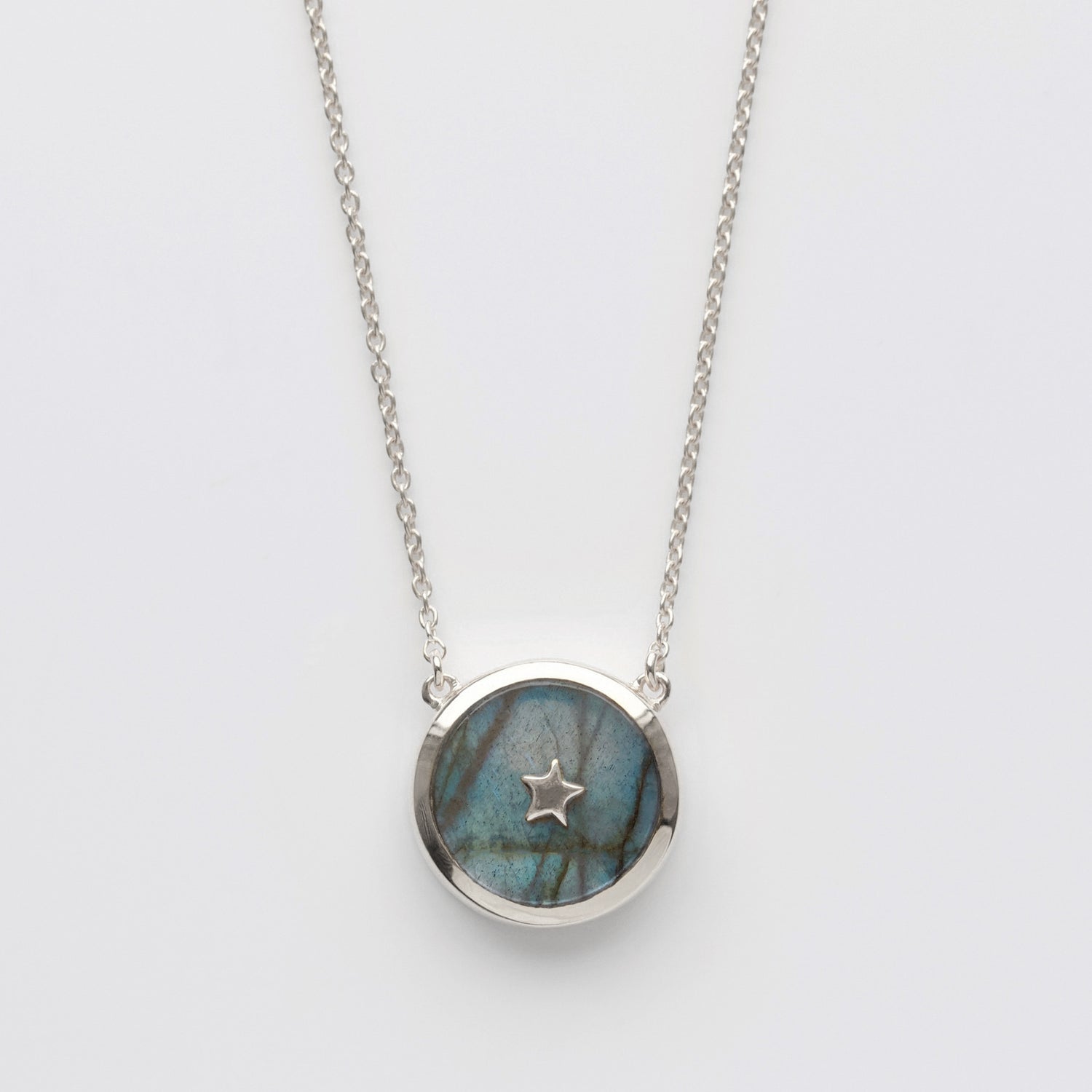 carrie elizabeth labradorite night sky silver necklace