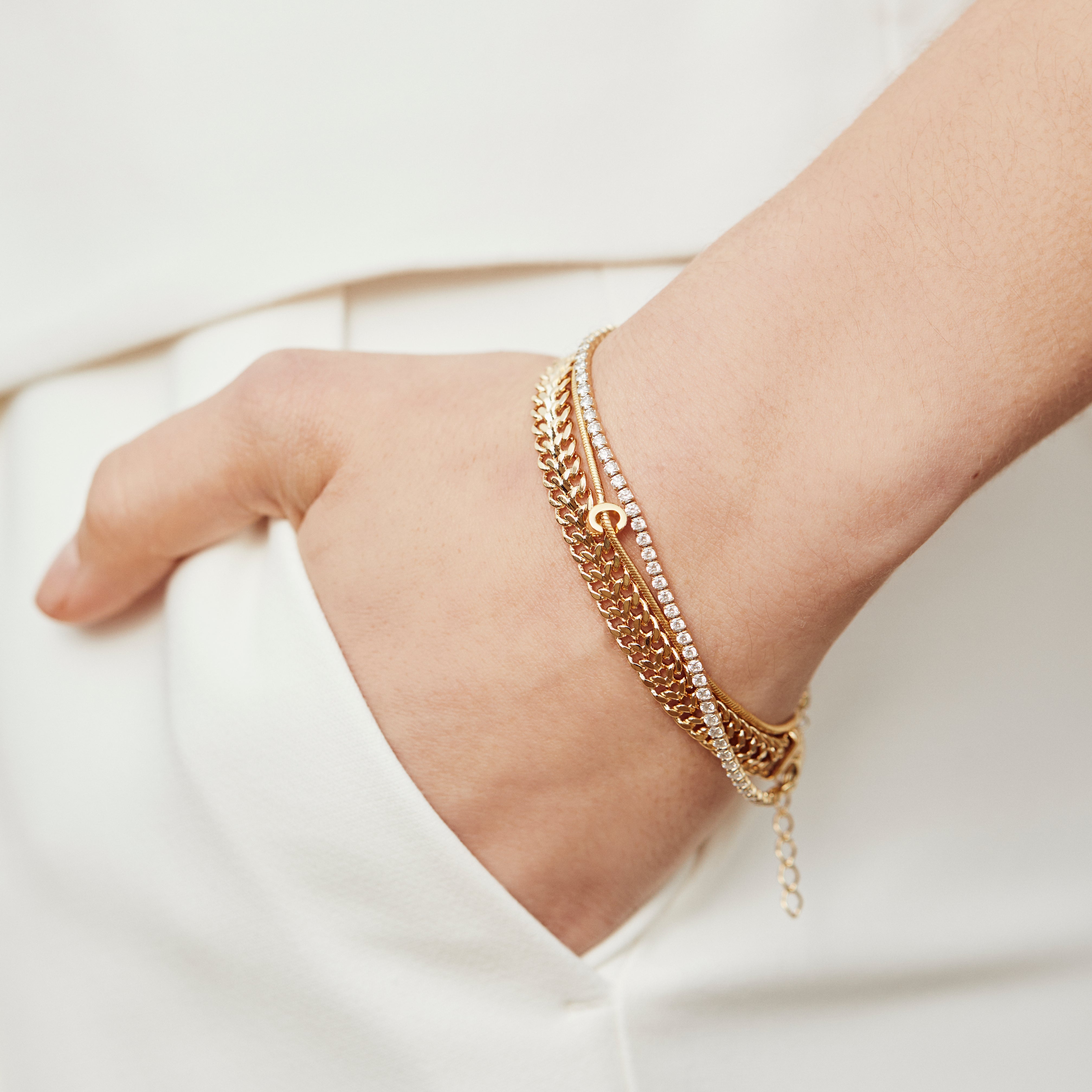 Vintage Luxe Woven Chain Bracelet – Carrie Elizabeth