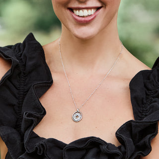 Carrie Elizabeth Anna Mathur Sterling Silver Spinning Necklace