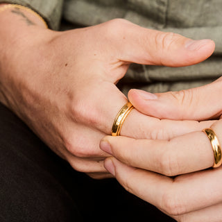 Carrie Elizabeth mens spinning ring 