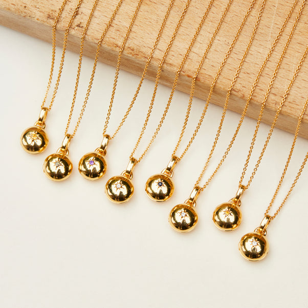 zoe sugg intentions star set mini locket in gold