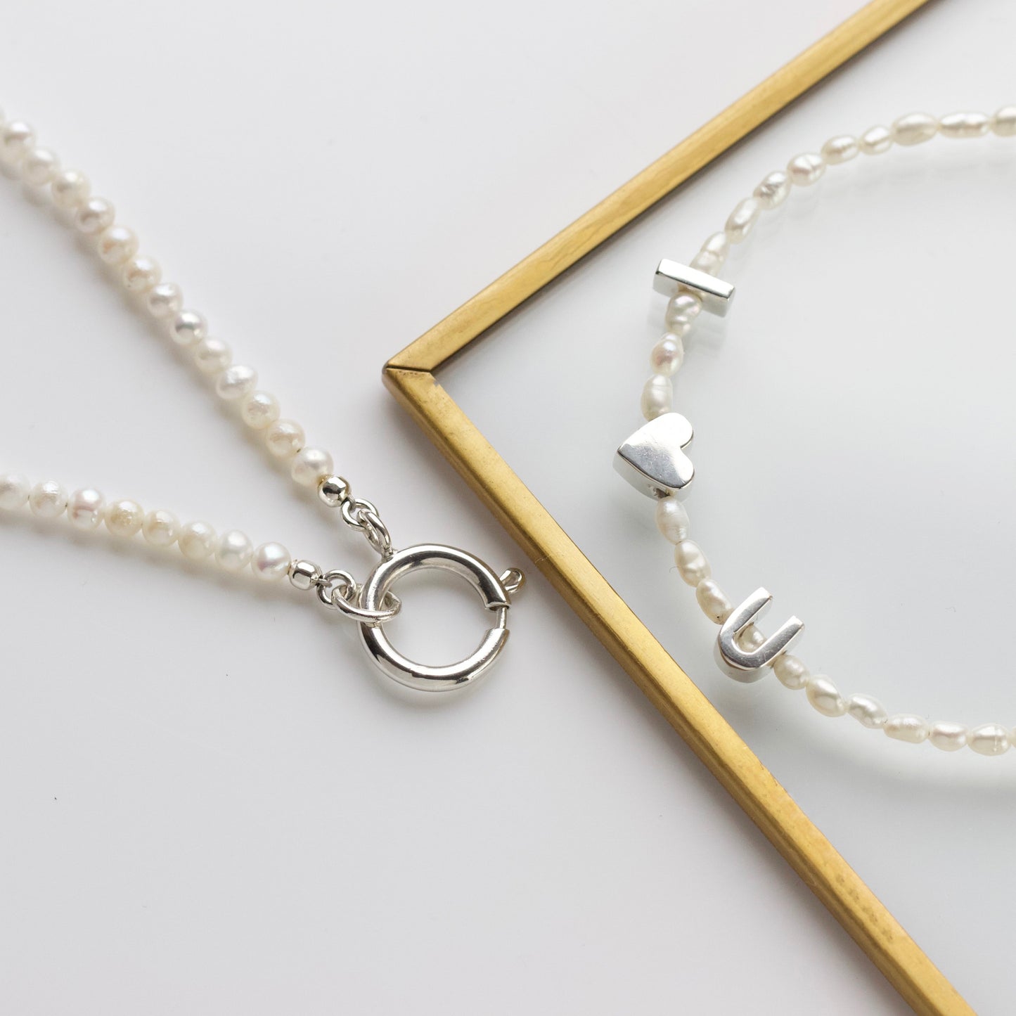 Custom Made Personalised Pearl Bracelet