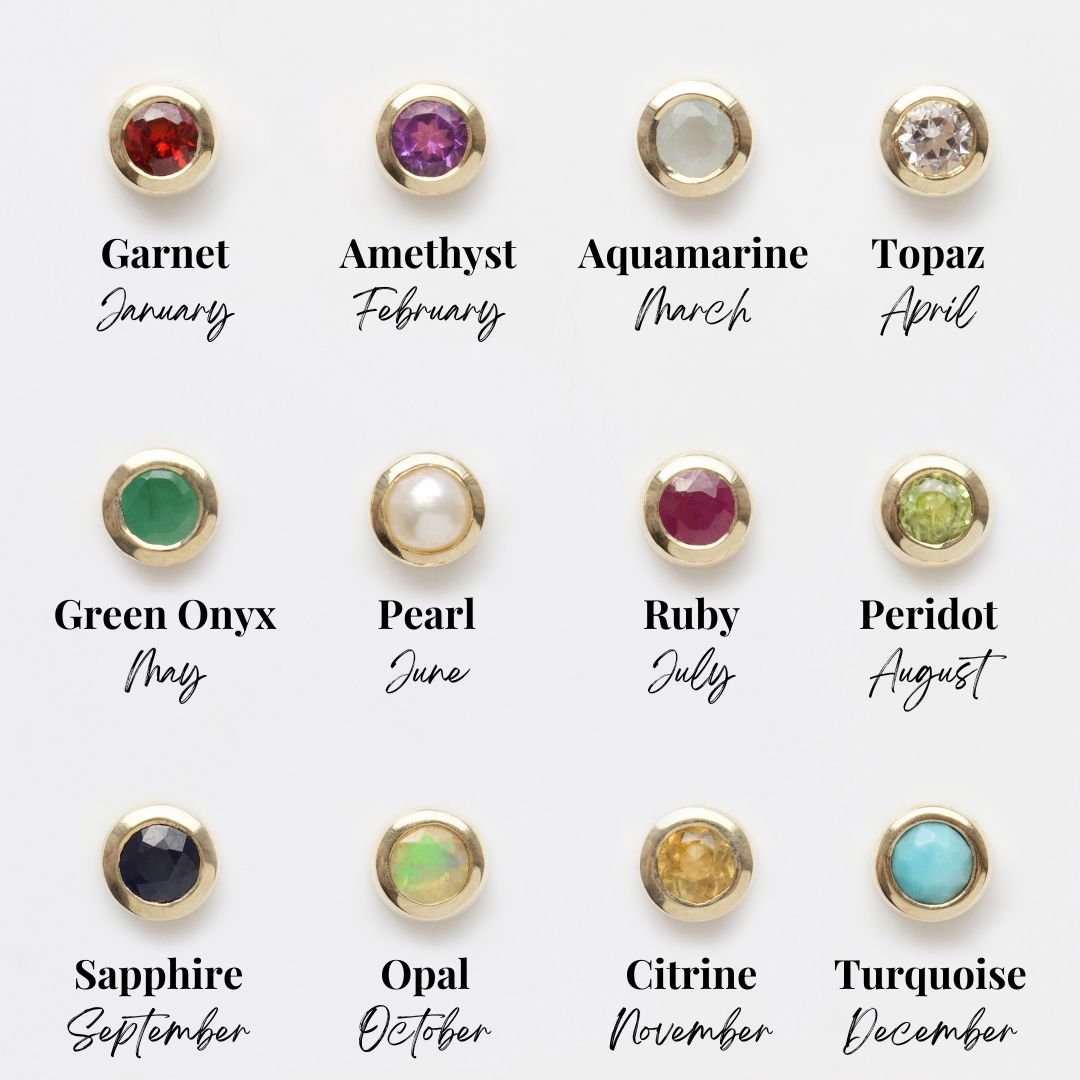 Custom Made Birthstone Necklace – Carrie Elizabeth