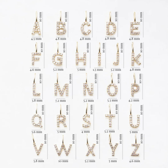 Diamond Initial Charm