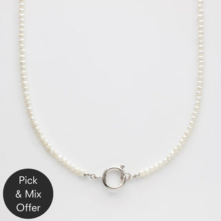 Garden Party Pearl Front Facing Necklace