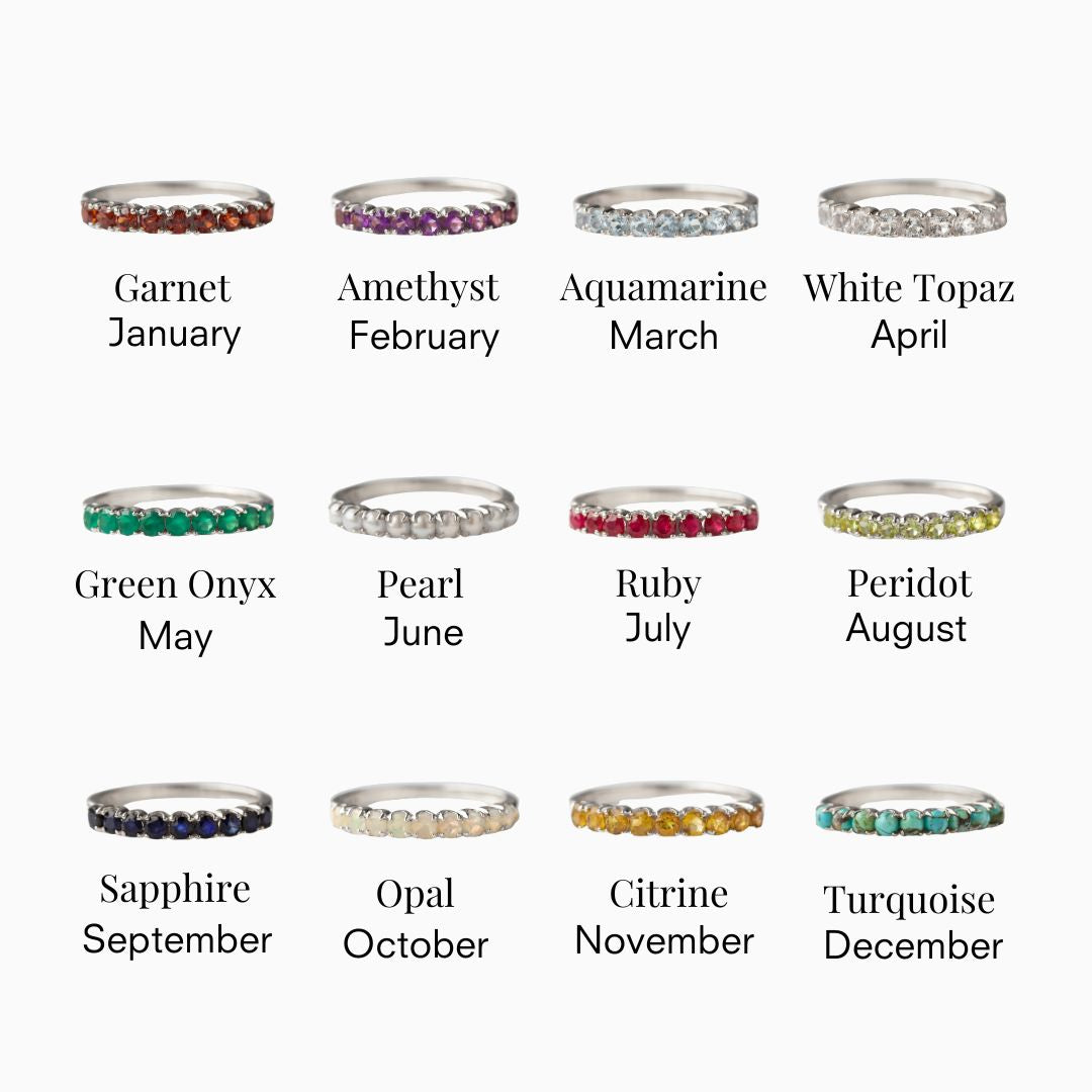 Make it Personal Birthstone Ring – Carrie Elizabeth