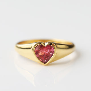 tourmaline signet ring gold