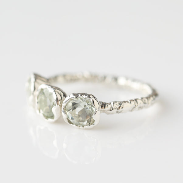 Andie Molten Green Amethyst Ring