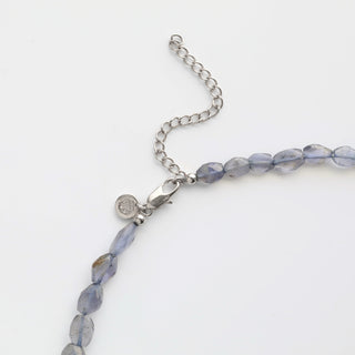 iolite beaded necklace