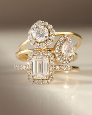 Carrie Elizabeth Jewellery Incredible Diamond, Moonstone Engagement Rings 