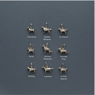 Golden Retriever Dog Charm