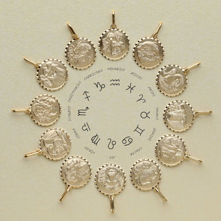 Zodiac Diamond Cut Pendant