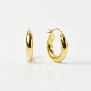 Medium Luxe Chunky Hoop Earrings