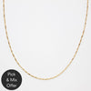 Gold Vermeil Long Twist Chain