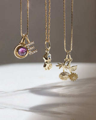 Carrie Elizabeth jewellery Treasured collection. Create your own necklace chains with charms