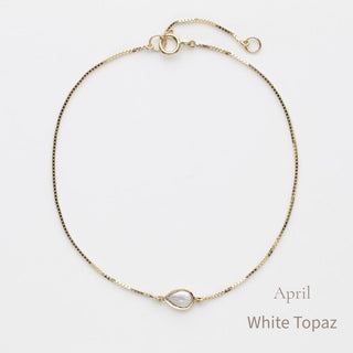 Birthstone Solitaire Bracelet