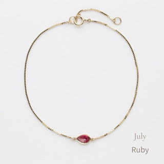 Birthstone Solitaire Bracelet