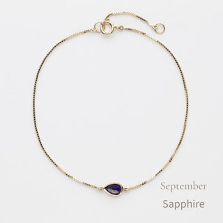 Birthstone Solitaire Bracelet
