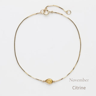 Birthstone Solitaire Bracelet