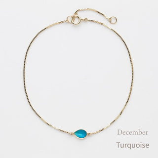 Birthstone Solitaire Bracelet