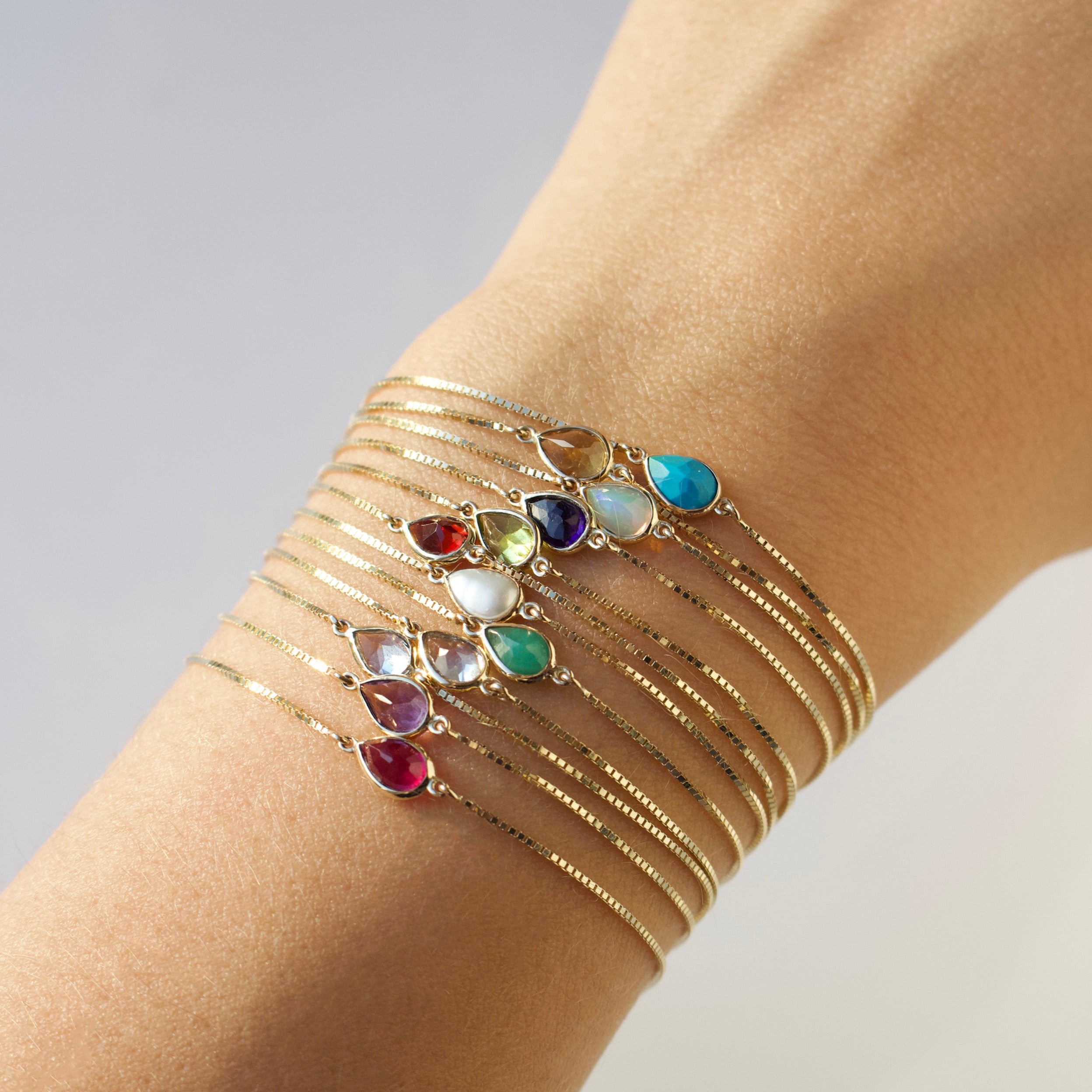 Birthstone Solitaire Bracelet – Carrie Elizabeth