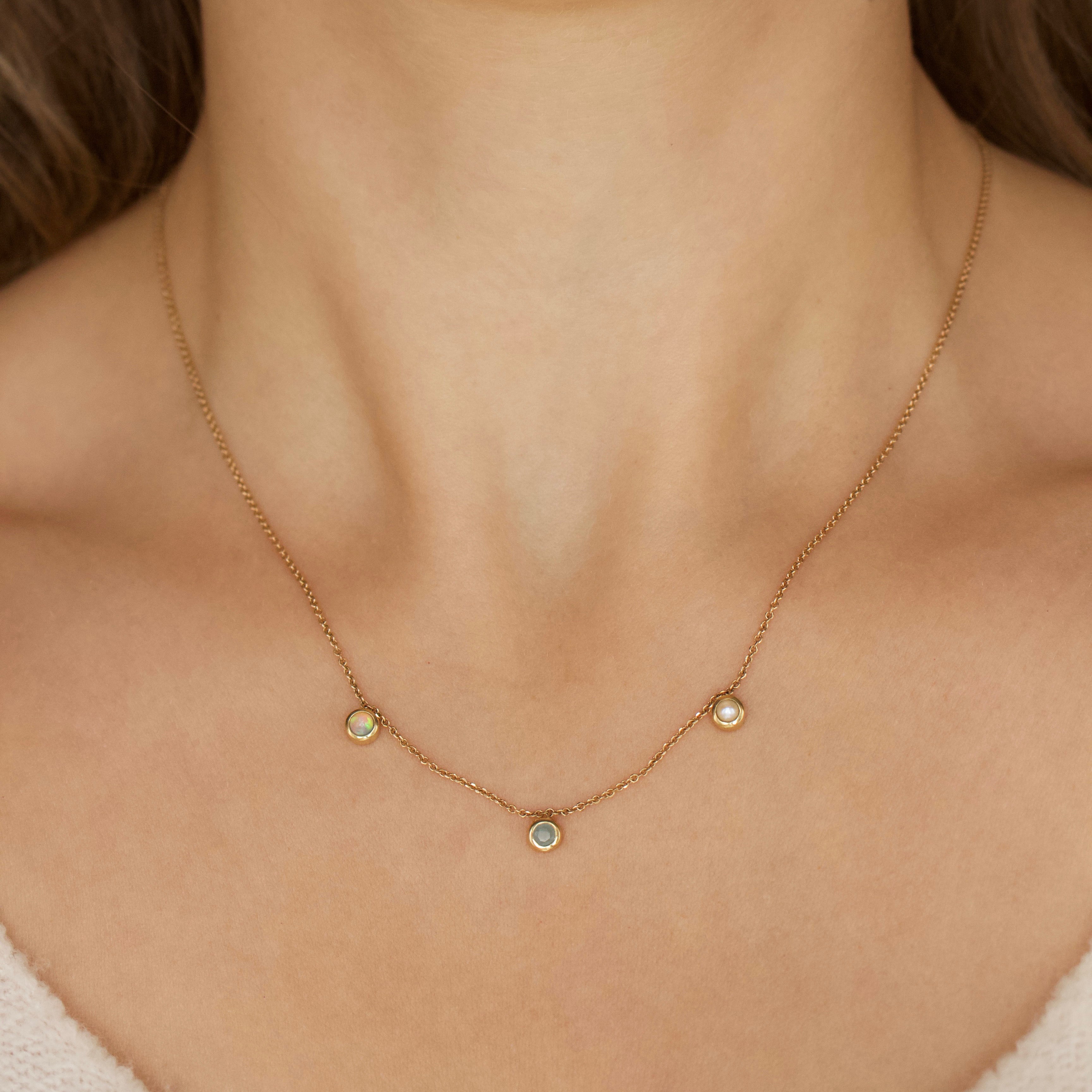 Custom Made Birthstone Necklace – Carrie Elizabeth