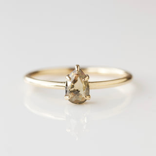 salt and pepper diamond ring in solid gold