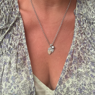 Carrie Elizabeth Silver coin pendant with star
