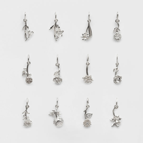 Birth Flower Charm