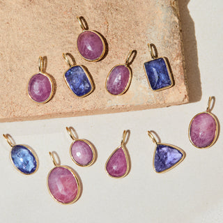 exclusive sapphire charm