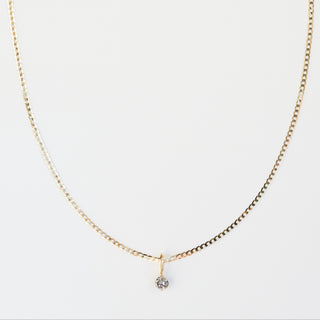 diamond charm necklace