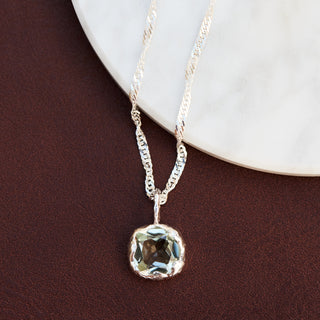 Green Amethyst Lagoon Pendant