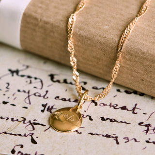 Custom Made Fingerprint Pendant Necklace
