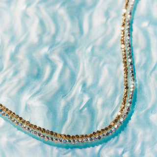 sparkly gold bracelet