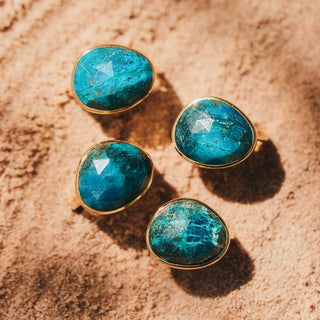 statement azurite ring