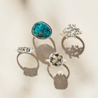 Aquamarine Ebb & Flow Ring