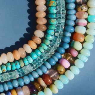 opal beaded necklace