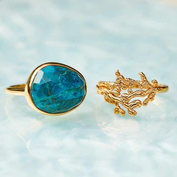 Azurite Ocean Ring