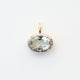 Green Amethyst Vintage Oval Pendant