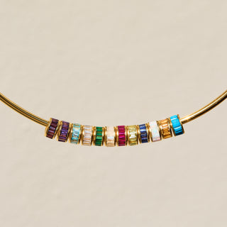 birthstone stacking jewellery