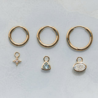 10mm Huggie Hoop Earring