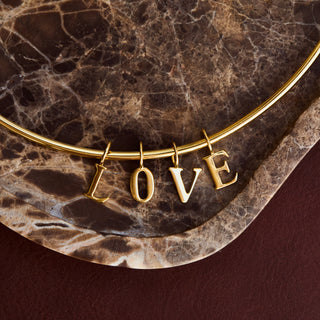 gold initial jewellery