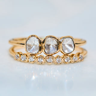 diamond trilogy ring