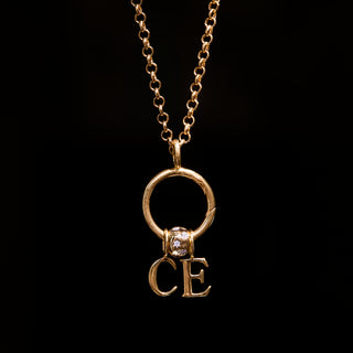 rolo chain and charm holder