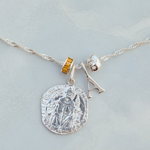 silver birthstone charm