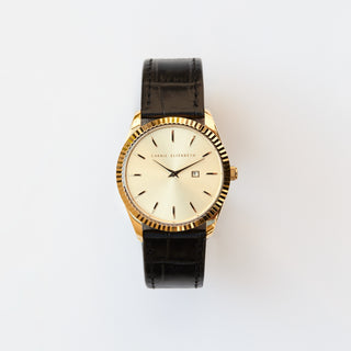 Orla Luxe Embossed Leather Watch
